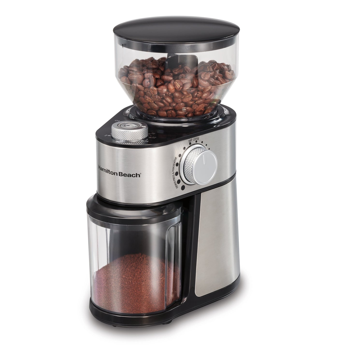 2-14 CUP BURR COFFEE GRINDER W/ 18 GRIND SETTINGS