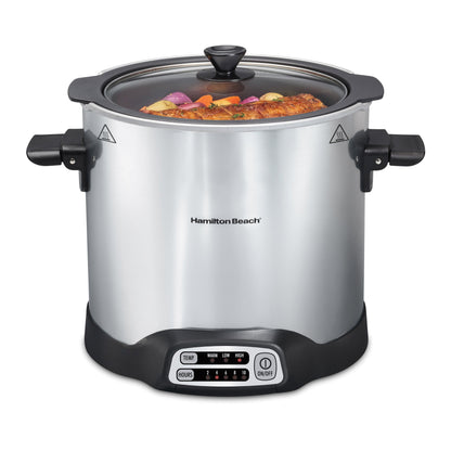 10QT SEAR & COOK STOCKPOT SLOW COOKER