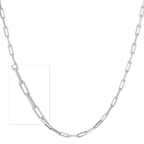 CLASSIC PAPERCLIP LINK CHAIN NECKLACE
