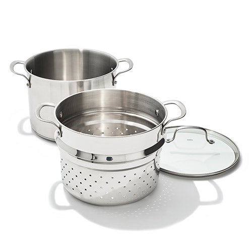 AGILITY 8.4QT BOILER POT W/ LID & STEAMER INSERT
