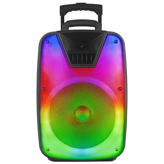 12" PORTABLE BLUETOOTH SPEAKER W/ LIGHT SHOW & TRUE WIRELESS STEREO