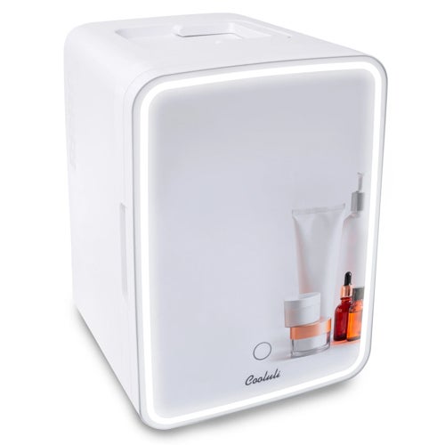 GLOW 10L MINI SKINCARE FRIDGE W/ MIRROR LED LIGHT