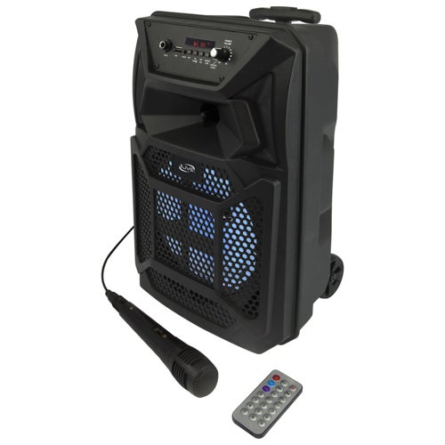 Wireless Tailgate Party Speaker w/ Microphone
