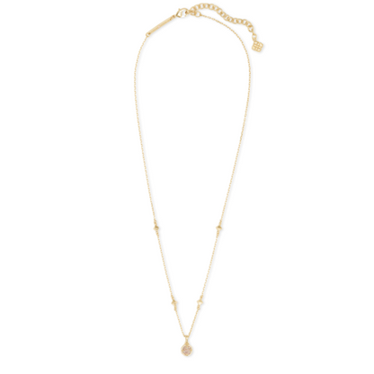 KENDRA SCOTT NOLA PENDANT NECKLACE IN IRIDESCENT DRUSY