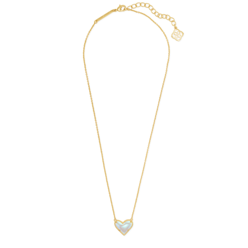 KENDRA SCOTT ARI HEART PENDANT NECKLACE