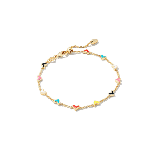 KENDRA SCOTT HAVEN HEART CHAIN BRACELET