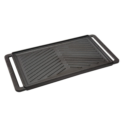 REVERSIBLE CAST IRON GRIDDLE/GRILL PLATE