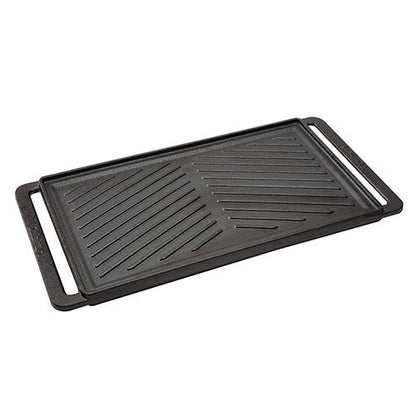 REVERSIBLE CAST IRON GRIDDLE/GRILL PLATE