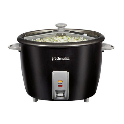 30 CUP RICE MAKER W/ GLASS LID BLACK