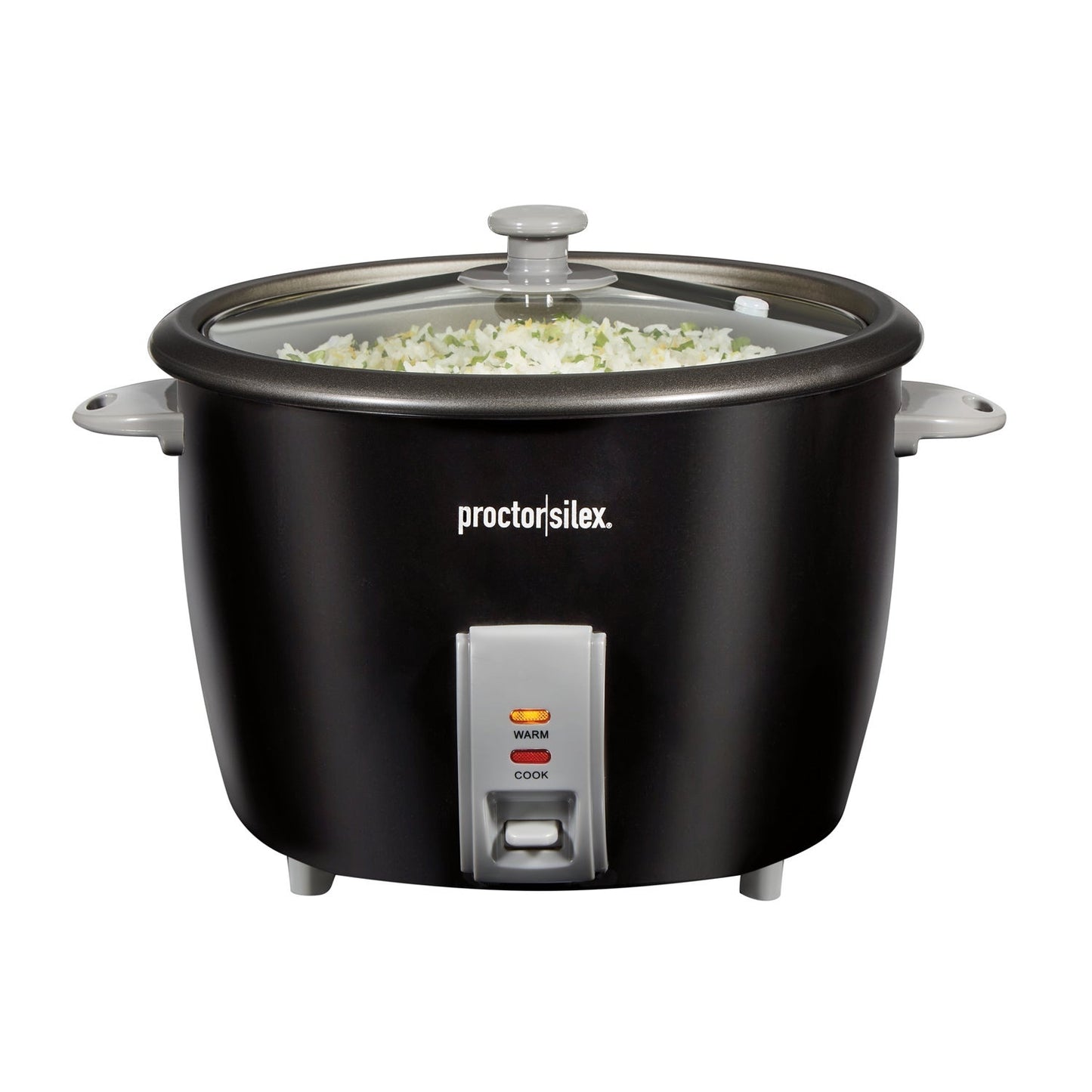 30 CUP RICE MAKER W/ GLASS LID BLACK