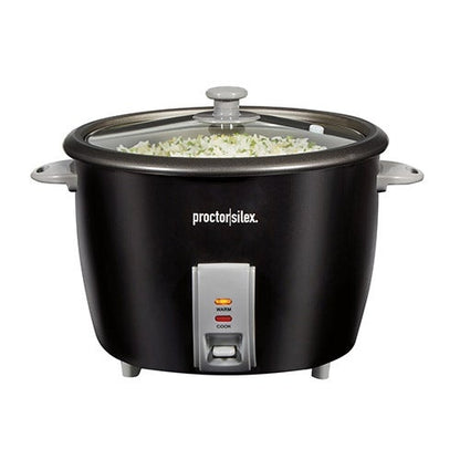 30 CUP RICE MAKER W/ GLASS LID BLACK