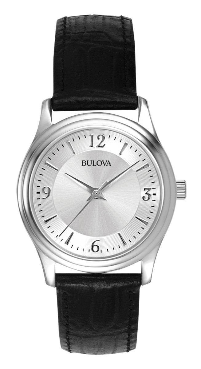 LADIES CORPORATE COLLECTION LEATHER STRAP WATCH