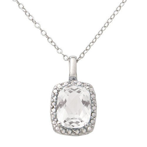 DIAMOND TOPAZ NECKLACE