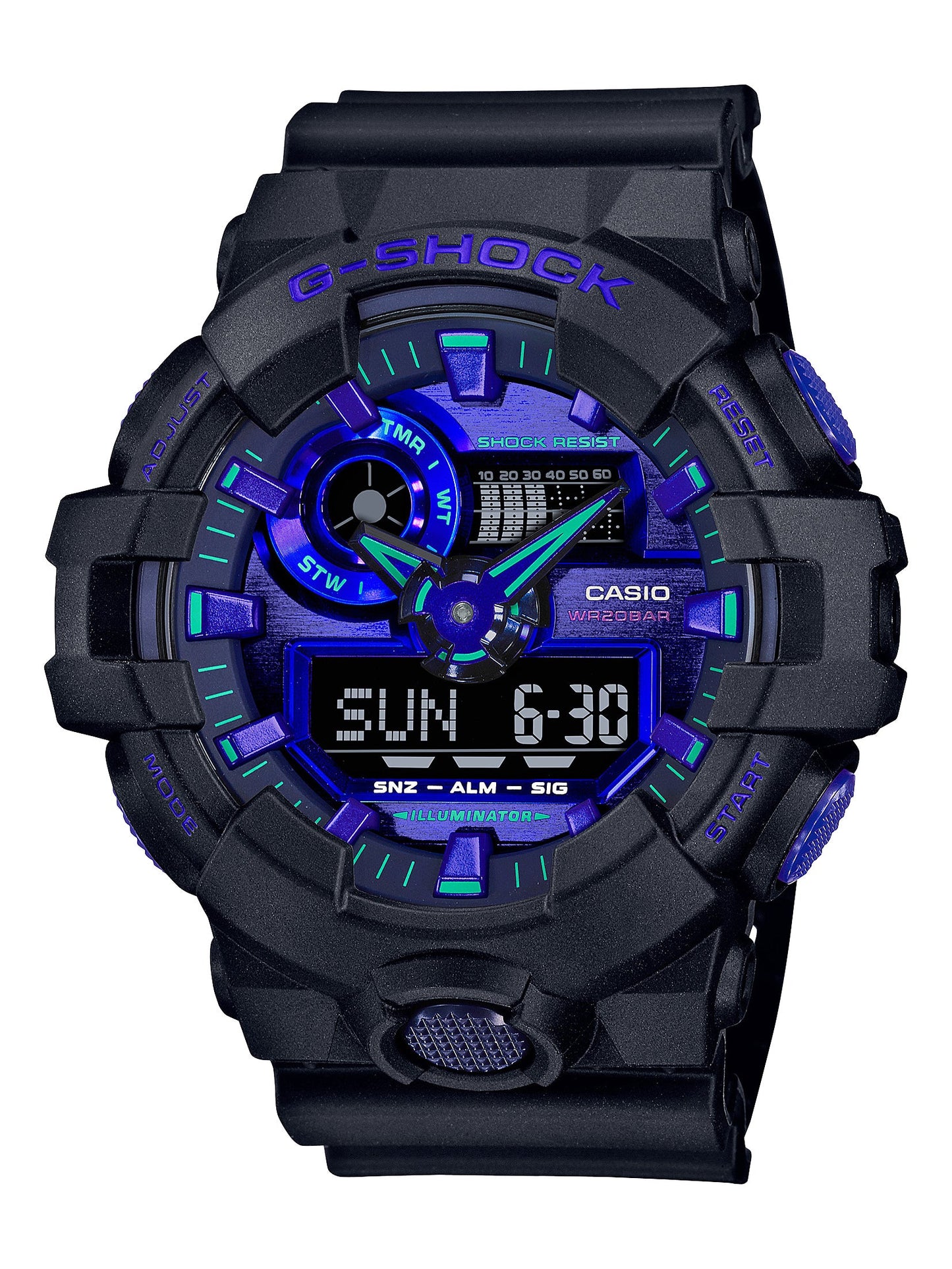 MENS G-SHOCK VIRTUAL ANALOG/DIGITAL WATCH